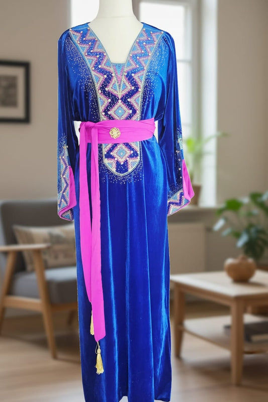 Kaftan Blue Rose